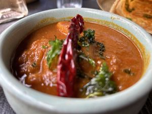 Aubergine kari  at Hoppers - King's Cross  in North London