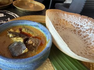 Aubergine kari  at Hoppers - King's Cross  in North London