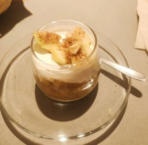 Fig dessert at UNO Caffé Olistico in Bologna