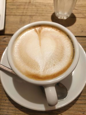 Cappuccino Soy at UNO Caffé Olistico in Bologna