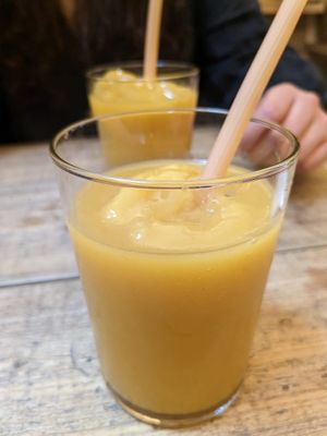 Dream smoothie with pasta straw 😍  at UNO Caffé Olistico in Bologna