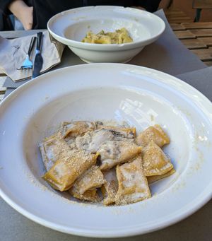 Pasta   at UNO Caffé Olistico in Bologna