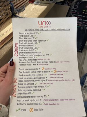   at UNO Caffé Olistico in Bologna