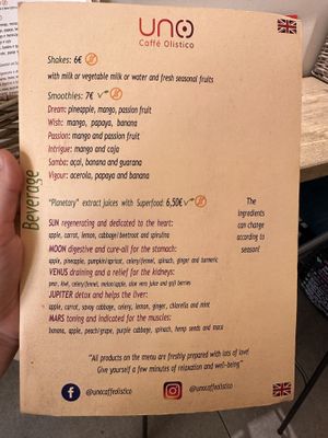   at UNO Caffé Olistico in Bologna