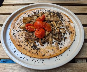 Lentil crêpe at UNO Caffé Olistico in Bologna