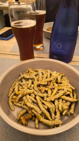 Pasta alla canapa con ragù di soia at UNO Caffé Olistico in Bologna