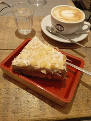 All of their desserts are vegan and they have many options at UNO Caffé Olistico in Bologna