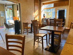 Inside seating  at Kaffee Zeit Raum in Berlin