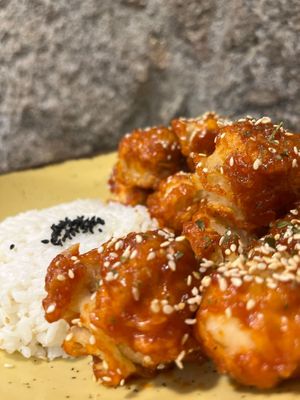 Korean fried tofu 🤤🤤🤤 at Ondo Korean Kitchen in Porto