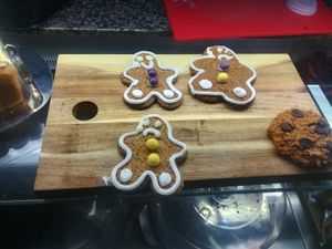 Ginger bread people! at Tapa Coffee & Bakehouse - Minard Rd in Glasgow