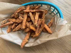 sweet potato fries  at SYTO in Gdynia