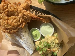 oyster mushroom fillet box at SYTO in Gdynia