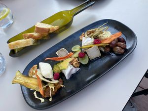 Vegane Käseplatte at Bellevue in Stuttgart