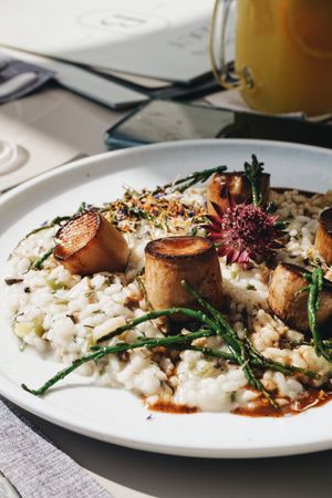 Risotto at Bellevue in Stuttgart