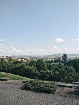 View from the restaurant at Bellevue in Stuttgart