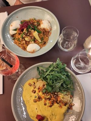 Paella und Carbonara at Bellevue in Stuttgart