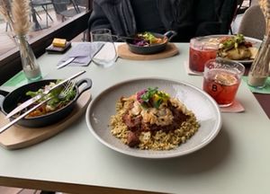 veganes Jackfruit Gulasch aus guten alten Zeiten  at Bellevue in Stuttgart