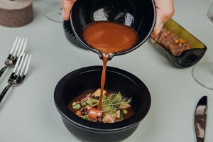 Minestrone at Bellevue in Stuttgart