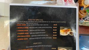 Dosas at Tasty in Kent