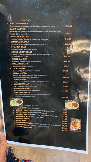 Menu  at Tasty in Kent