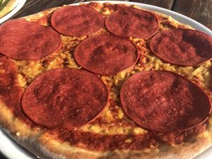 Vegane Pizza Salami at Vapiano in Ulm