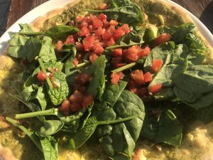 Vegane Pizza Pesto at Vapiano in Ulm