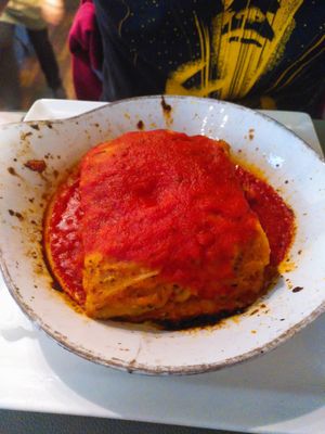 Vegane Lasagne at Weisses Kreuz in Luzern