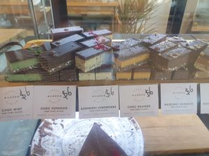 Vegan slices at Little Things Big Things in Torquay