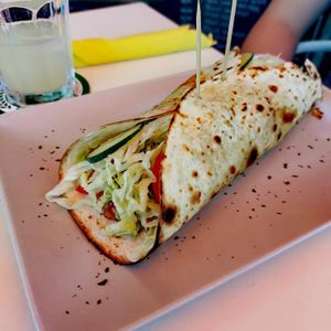 Mexico Wrap at Surf Corner Veggie Tapas Cafe in Lanzarote