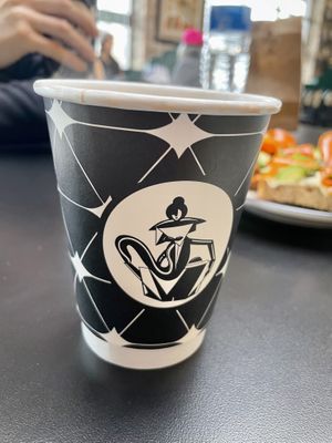 Pumpkin Spice Hot Chocolate with added real smashed pumpkin from the Smashed Pumpkin Latte  at Madame Zuzu's in Highland Park