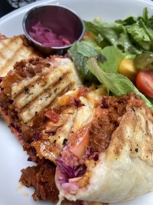 Crunchy wrap with chorizo  at Madame Zuzu's in Highland Park