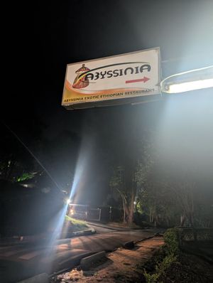  at Abyssinia Restaurant in Nairobi