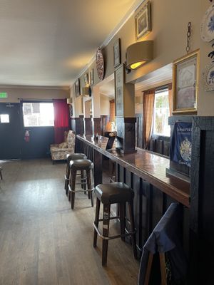 Inside at Caspar Pub House in Caspar