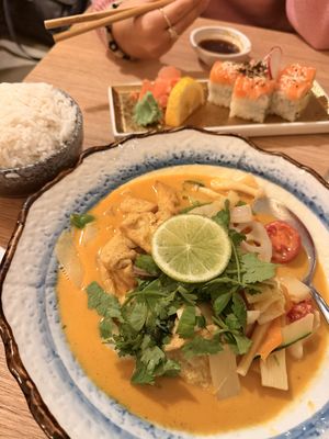 Satay Tofu  at Coconut Curry in Vienna