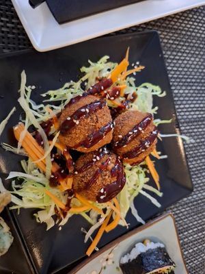 Vegan haggis balls at Koku Shi in Perth