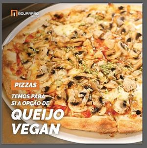 Vegan pizza 😍 at Mourapão  in Vilamoura