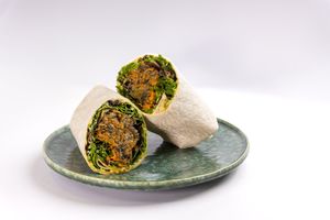 Vegan wrap #Veganuary at Mourapão  in Vilamoura