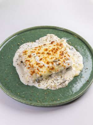 Vegan Lasanha #Veganuary at Mourapão  in Vilamoura