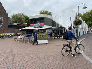 Outside at De Serre van Cleopatra in Wageningen