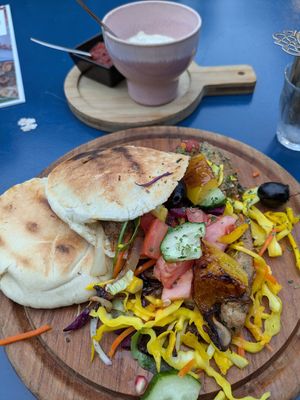 Vegan köfte at De Serre van Cleopatra in Wageningen