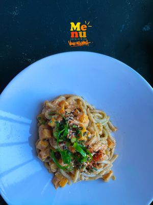 MISONARA with roasted pumpkin / vegan at ŁĄKA BAR in Gdansk