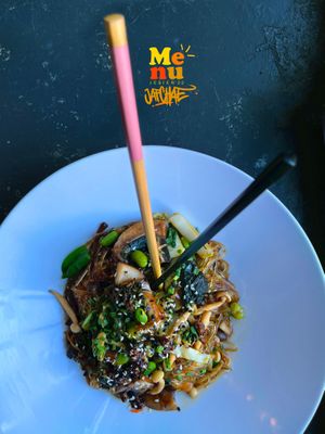 JAPCHAE / vegan at ŁĄKA BAR in Gdansk