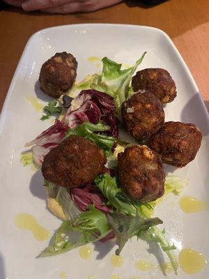 Falafel at The Barn Cafe in Gairloch