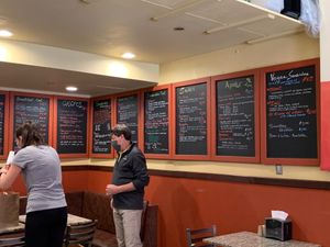 Menu Board at Big Bear Bistro in Vail