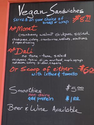 Vegan Board at Big Bear Bistro in Vail