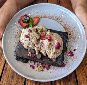 Brownie at Hippocrates Healthy Eatery in Randwick