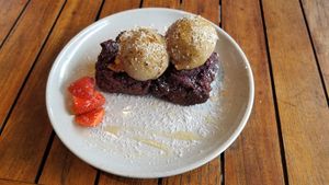 Brownies at Hippocrates Healthy Eatery in Randwick