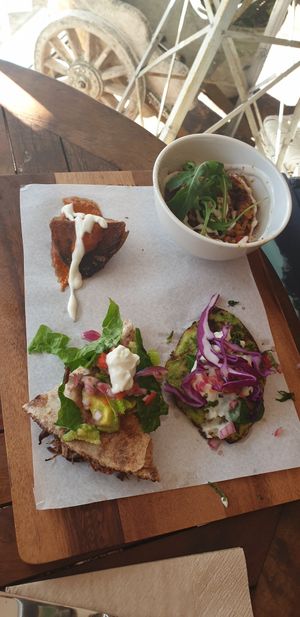 Tasting menu starters....😋 at Hippocrates Healthy Eatery in Randwick