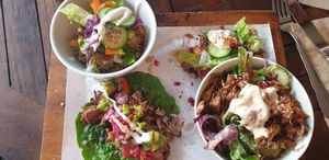 The new tasting menu!! April 21 at Hippocrates Healthy Eatery in Randwick