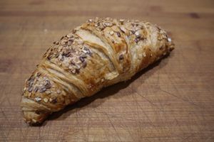 Vegan croissant at Brotzeit in Barcelona